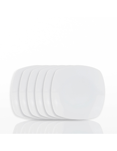 WEISSESTAL SET 6 PIATTI DOLCE Ø 17 CM - SQUARE