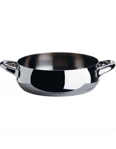 ALESSI CASSERUOLA BASSA IN ACCIAIO INOX - MAMI