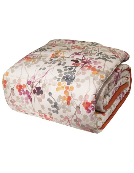 FAZZINI TRAPUNTA MATRIMONIALE IN PERCALLE 270 X 270 CM - BACCHE