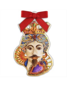 BACI MILANO TESTE PIATTE DECORAZIONI PER ALBERO - XMAS LE...