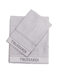 TRUSSARDI SET 2 ASCIUGAMANI IN SPUGNA DI COTONE - RIBBON 2