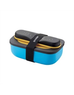 GUZZINI SET LUNCH BOX CON POSATE DA VIAGGIO - STORE&GO