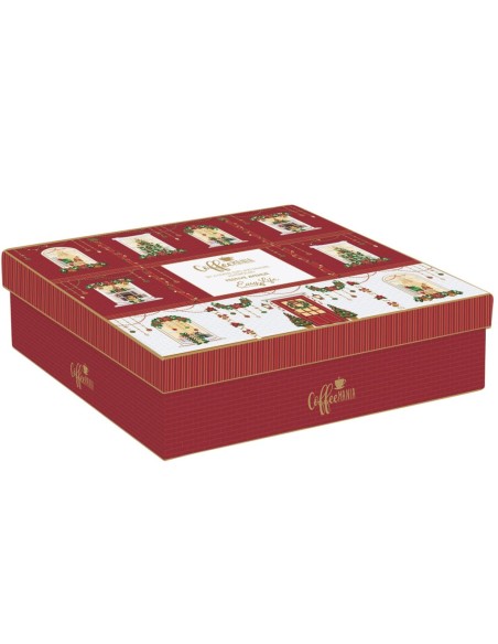 EASY LIFE SET 6 TAZZINE ESPRESSO CON PIATTINI 100 ML - FESTIVE AVENUE