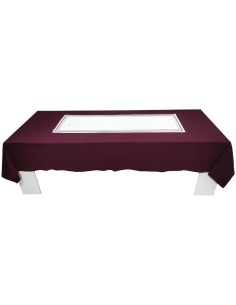 FAZZINI TOVAGLIA RETTANGOLARE DA 12 IN PANAMA CON RUNNER...