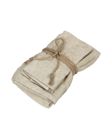 FAZZINI SET 2 ASCIUGAMANI IN SPUGNA - GALUCHAT