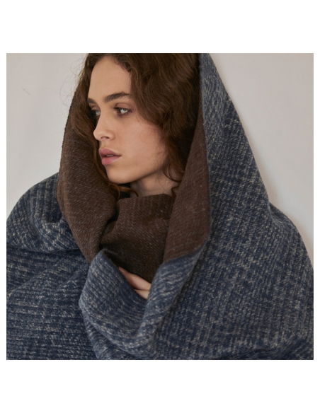 FAZZINI PLAID DOUBLE FACE 130 X 170 CM - GALLES