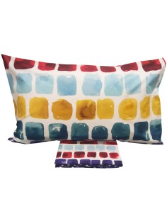 FAZZINI PARURE LENZUOLA-COPRILETTO 1 PIAZZA E MEZZA IN...