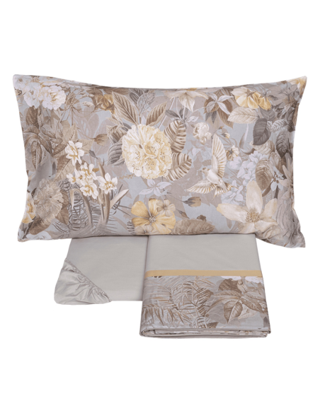 FAZZINI COMPLETO LENZUOLA 2 PIAZZE IN RASO - PROTEA