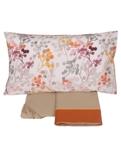 FAZZINI COMPLETO LENZUOLA 2 PIAZZE IN FLANELLA - BACCHE