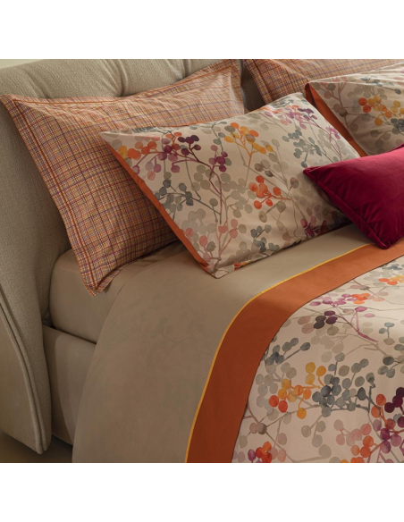 FAZZINI COMPLETO LENZUOLA 2 PIAZZE IN FLANELLA - BACCHE