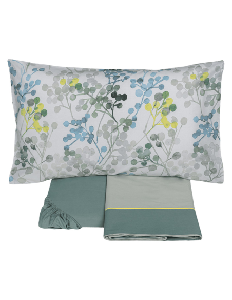 FAZZINI COMPLETO LENZUOLA 2 PIAZZE IN FLANELLA - BACCHE