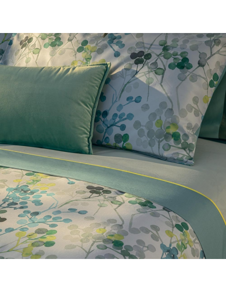 FAZZINI COMPLETO LENZUOLA 2 PIAZZE IN FLANELLA - BACCHE