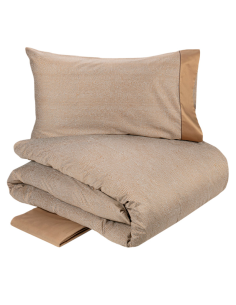 FAZZINI COMPLETO COPRIPIUMINO MATRIMONIALE IN RASO - SASHIKO