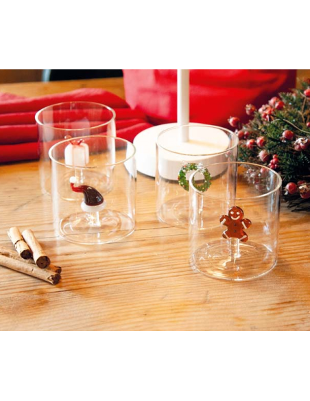 WD LIFESTYLE SET 4 BICCHIERI NATALIZI 250 ML