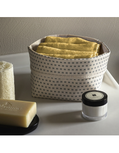 FAZZINI CESTINO PORTA LAVETTE 15 X 15 X 11 CM 2