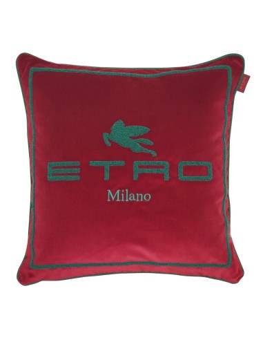 ETRO CUSCINO ARREDO 45 X 45 CM IN VELLUTO E...