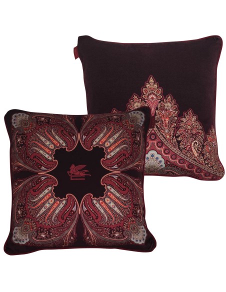 ETRO SET 2 CUSCINI ARREDO 45 X 45 CM IN VELLUTO DOUBLEFACE - KIRI