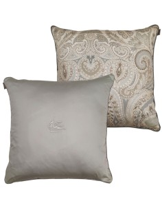 ETRO SET 2 CUSCINI ARREDO 60 X 60 CM IN RASO DOUBLEFACE -...