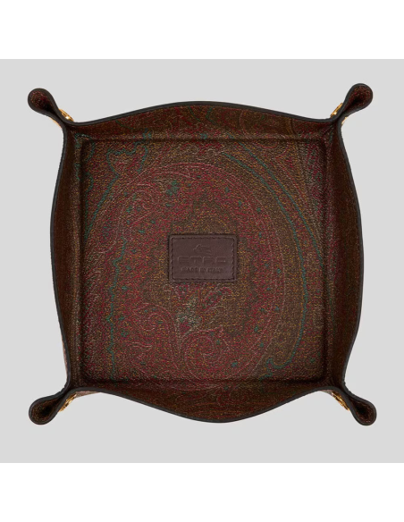 ETRO VASSOIO QUADRATO IN ARNICA