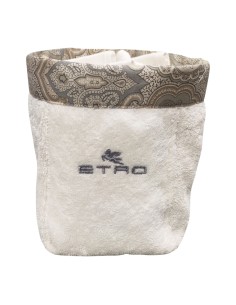 ETRO CESTIONO 4 LAVETTE IN SPUGNA 100% COTONE - 7PLIES