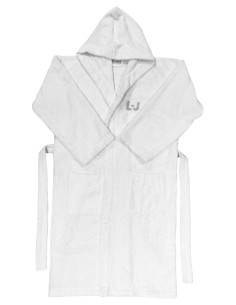 LIU JO ACCAPPATOIO CON CAPPUCCIO - NUOVO L.J RICAMATO