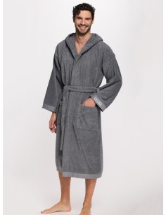 LIU JO ACCAPPATOIO CON CAPPUCCIO UNISEX - 3D