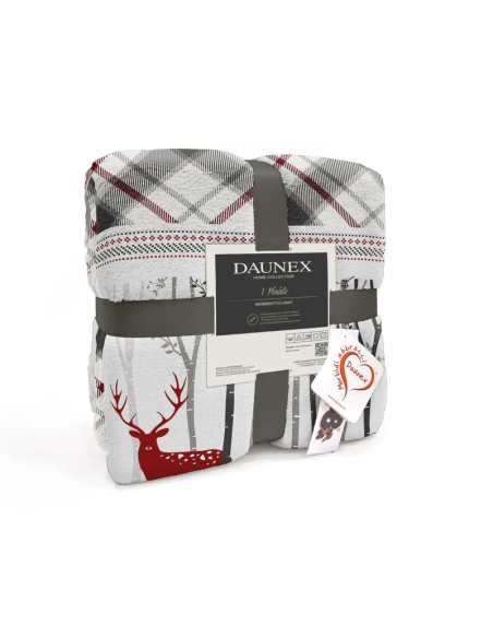 DAUNEX PLAID MORBIDOTTO LIGHT 130 X 160 CM - LAGORAI