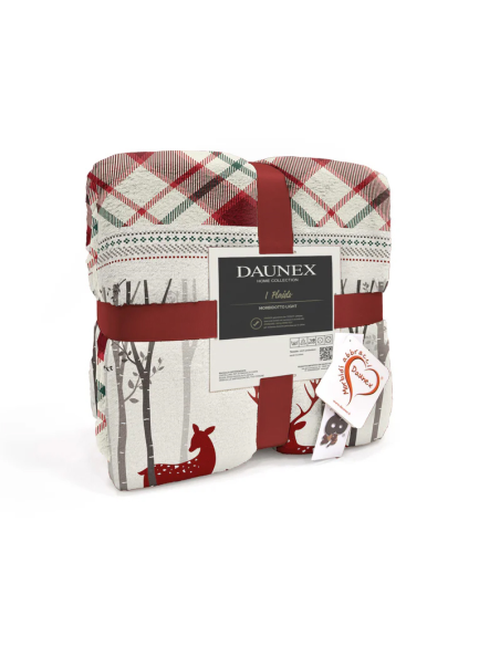DAUNEX PLAID MORBIDOTTO LIGHT 130 X 160 CM - LAGORAI
