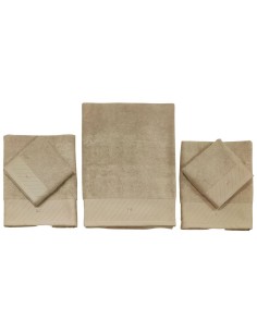 LIU JO COMPLETO DA BAGNO 5 PEZZI IN SPUGNA - L.J DIAGONAL 2