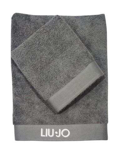 LIU JO SET 2 ASCIUGAMANI IN SPUGNA DI COTONE