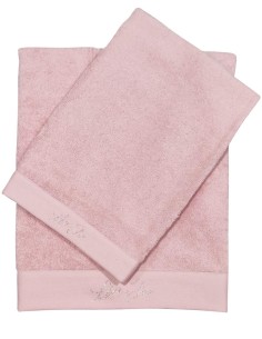 LIU JO SET 2 ASCIUGAMANI IN SPUGNA DI COTONE - LIU JO LUREX 2