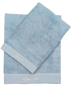 LIU JO SET 2 ASCIUGAMANI IN SPUGNA DI COTONE - LIU JO LUREX 2
