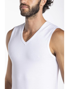 JULIPET MAGLIA UOMO SMANICATA SCOLLO A V IN COTONE JERSEY...