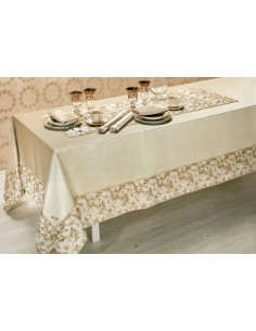 LIU JO TOVAGLIA RETTANGOLARE 180 X 270 CM CON RUNNER - GOLD