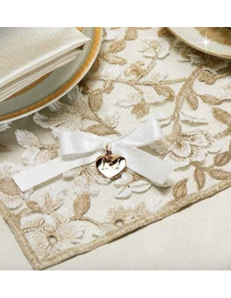 LIU JO TOVAGLIA RETTANGOLARE 180 X 270 CM CON RUNNER - GOLD