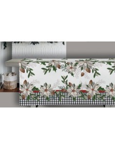 TAG HOUSE TOVAGLIA IN COTONE STAMPATO - BLANCA