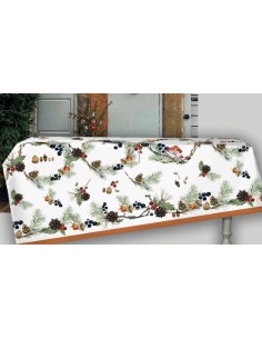 TAG HOUSE TOVAGLIA IN COTONE STAMPATO - BOSCHESSA