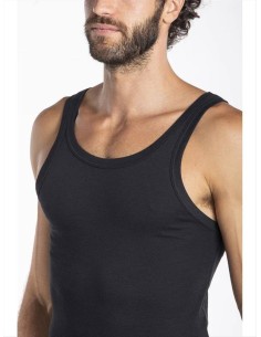 JULIPET CANOTTA UOMO IN JERSEY DI COTONE ELASTICIZZATO -...