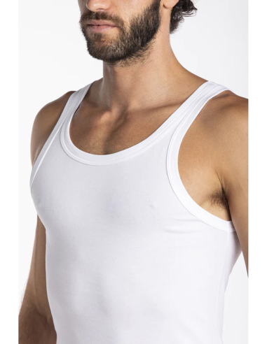 JULIPET CANOTTA UOMO IN JERSEY DI COTONE...