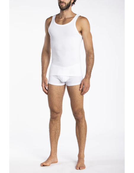 JULIPET CANOTTA UOMO IN JERSEY DI COTONE ELASTICIZZATO - IMBRY