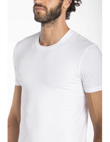 JULIPET MAGLIA UOMO MANICA CORTA GIROCOLLO IN COTONE JERSEY - IMAGE