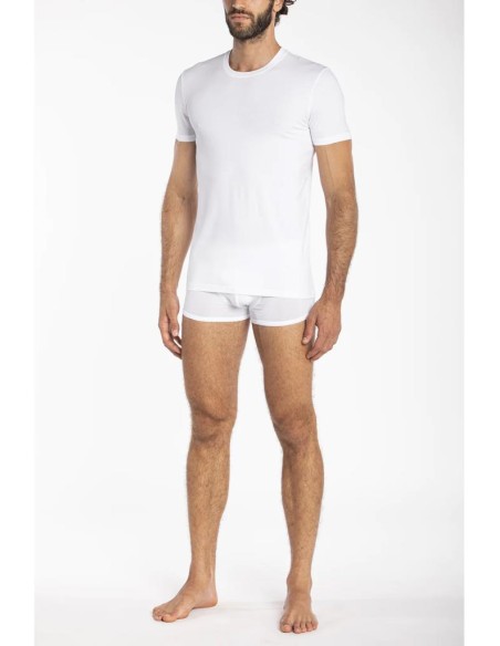 JULIPET MAGLIA UOMO MANICA CORTA GIROCOLLO IN COTONE JERSEY - IMAGE