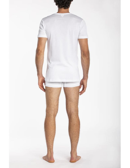 JULIPET MAGLIA UOMO MEZZA MANICA SCOLLO A V IN FILO DI SCOZIA - ILEXI