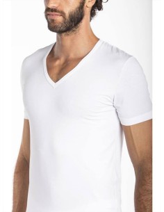 JULIPET MAGLIA UOMO MEZZA MANICA SCOLLO A V IN JERSEY DI...