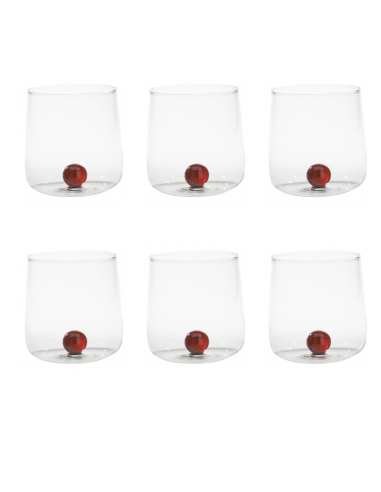 ZAFFERANO SET 6 BICCHIERI ACQUA 44 CL - BILIA