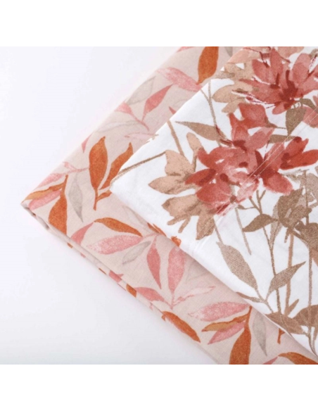 RIVIERA COMPLETO LENZUOLA 1 PIAZZA IN FLANELLA - FLORA