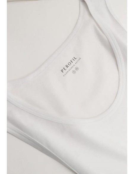 PEROFIL CANOTTA UOMO SPALLA LARGA IN FILO DI SCOZIA - FSA TANK TOP