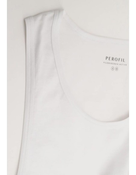 PEROFIL CANOTTA UOMO SPALLA LARGA IN FILO DI SCOZIA - FSA TANK TOP