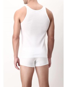 PEROFIL CANOTTA UOMO SPALLA STRETTA IN FILO DI SCOZIA - VEST 2