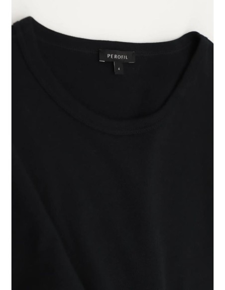 PEROFIL MAGLIA UOMO MANICA LUNGA GIROCOLLO IN CALDO COTONE - WARM FASHION